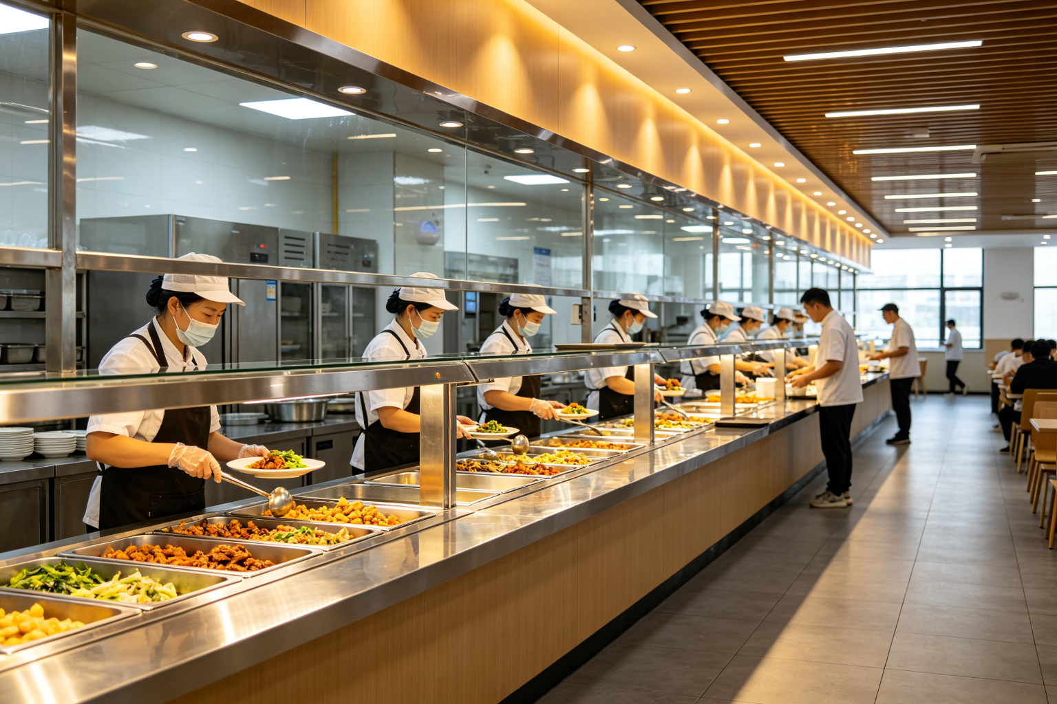 食堂承包运营场景